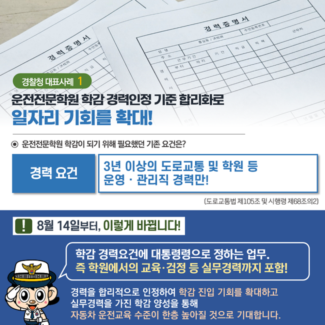 2024년 상반기 경찰청 규제혁신 대표사례