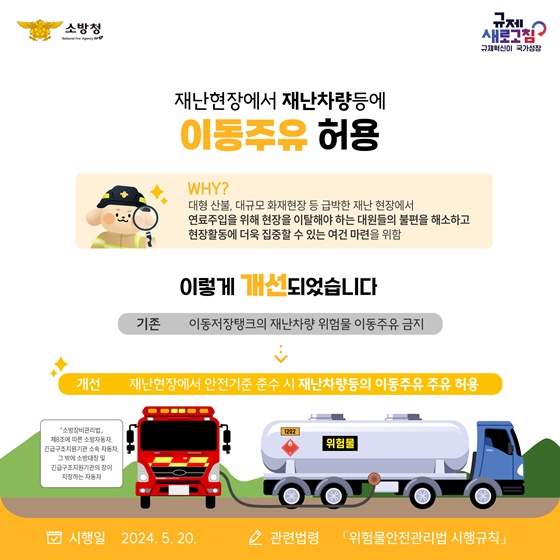2024년 상반기 소방청 규제혁신 대표사례