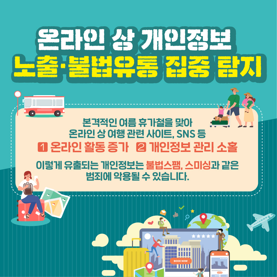 온라인 상에 노출된 개인정보 게시물과 불법유통 게시물 집중 탐지