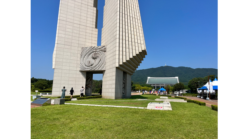 광복절 하루 전 많은 분들이 독립기념관에 방문하신 모습을 볼 수 있었다.