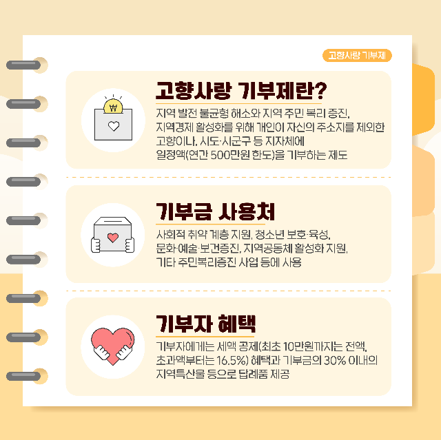 고향사랑 기부로 농업·농촌을 응원해 주세요!