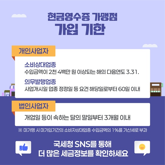 신규사업자가 알아두면 유익한 세금정보 ‘현금영수증’