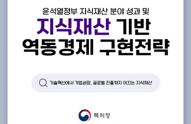 윤석열정부, 지식재산 분야 성과 및 치식재산 기반 역동경제 구현전략