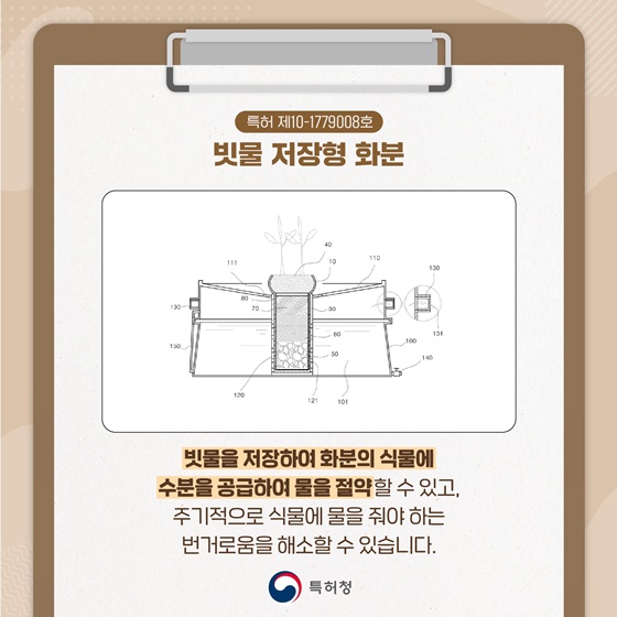화분 관련 다양한 특허를 소개합니다!