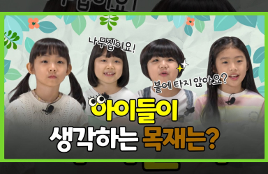 우리 아이들, 목재에 대해 얼마나 알고 있을까요?