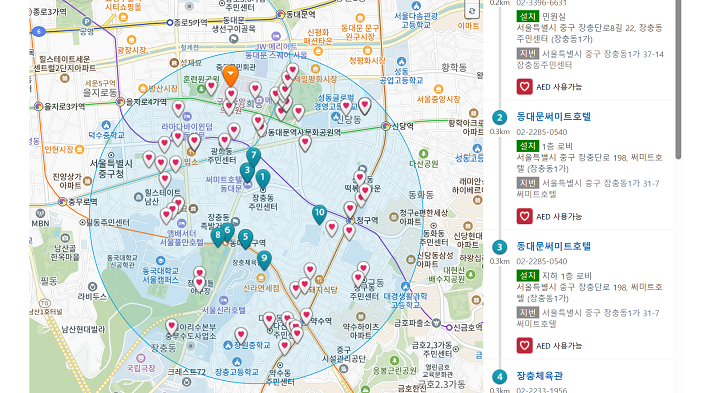 E-GEN AED 찾기
