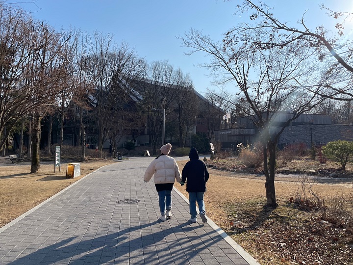 도시숲을 찾은 시민