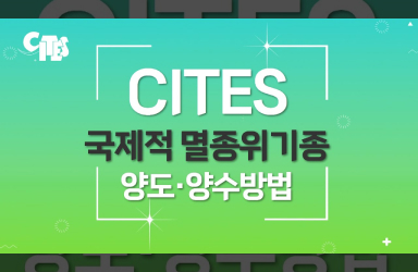 국제적 멸종위기종(CITES) 양도양수 방법