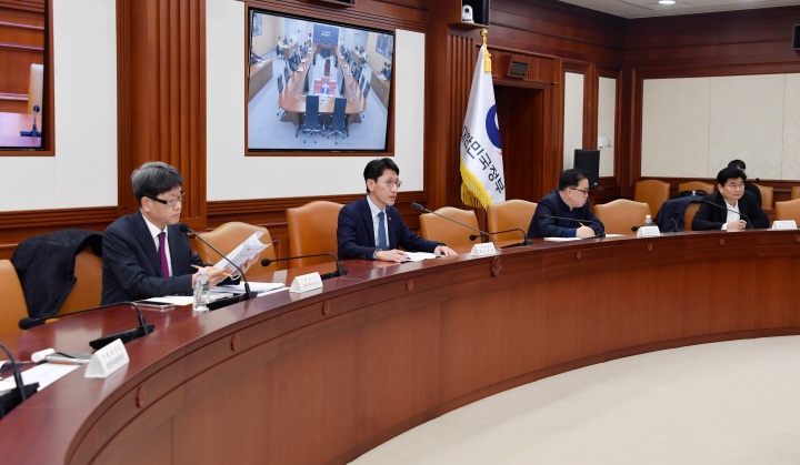 김윤상 기획재정부 2차관이 20일 서울 종로구 정부서울청사에서 열린 '제9차 재정집행 점검회의'를 주재하고 있다. 2025.3.20. (ⓒ뉴스1, 무단 전재-재배포 금지)