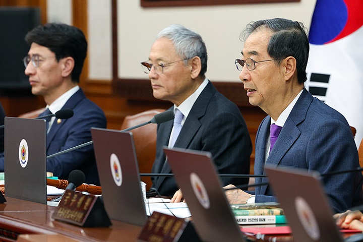 한 권한대행 "한미, 경제·통상 협의로 상호이익 물꼬 틀 것"