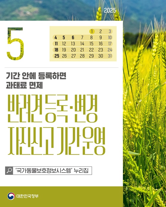 [정책달력] 5월부터 달라집니다