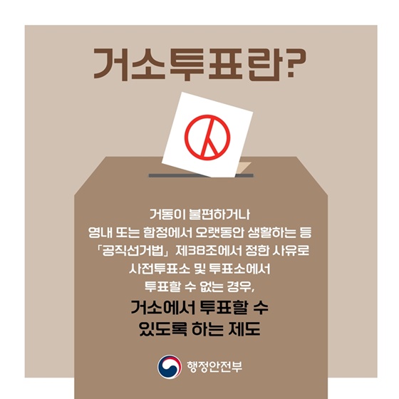 제21대 대통령선거 거소투표 안내