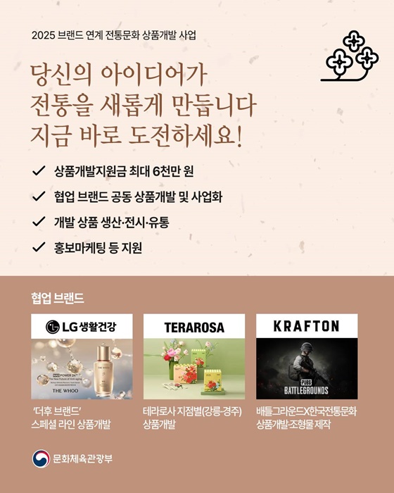 유명 브랜드와 함께 만드는 전통문화 상품