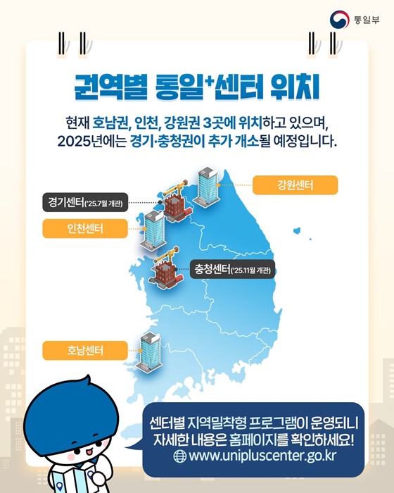 지역사회 ‘작은 통일부’ 통일⁺센터