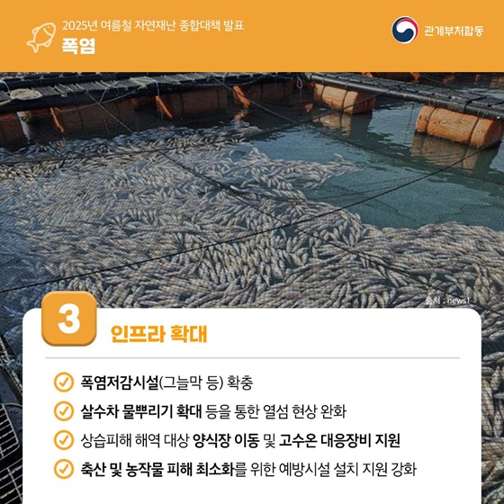 2025년 여름철 자연재난 종합대책 발표