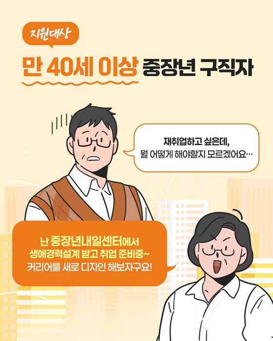 중장년내일센터에서 재취업 도전!