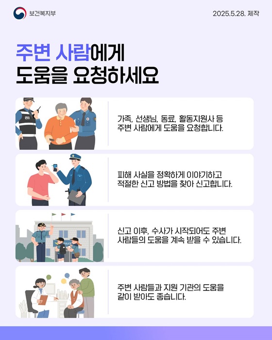 발달장애인을 위한 경찰 신고 방법 한눈에 보기!