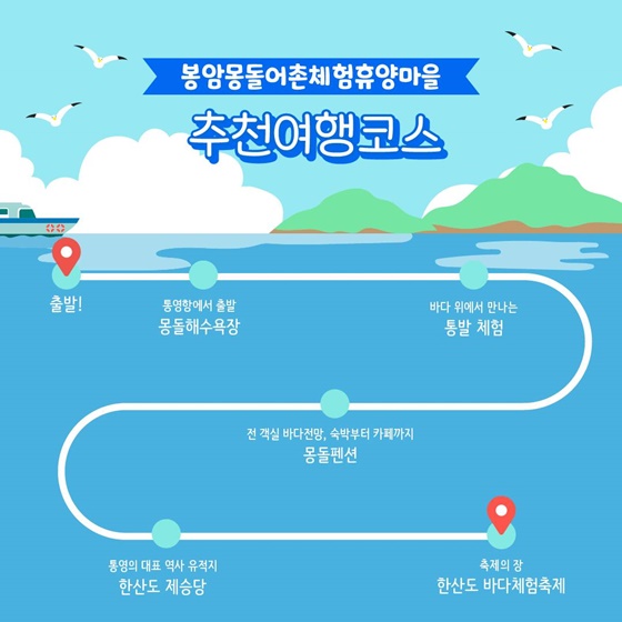 추천! 6월의 어촌 여행지, 경남 통영 봉암몽돌마을