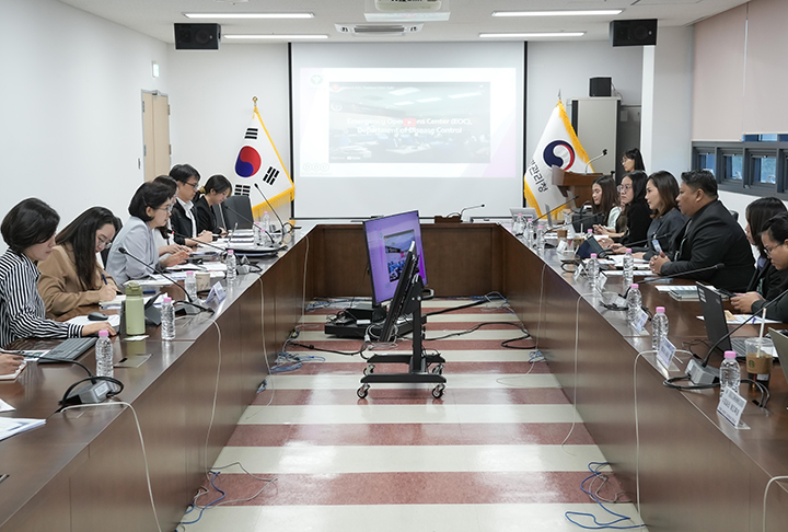 질병관리청과 태국 보건부의 회의 (사진=질병관리청)