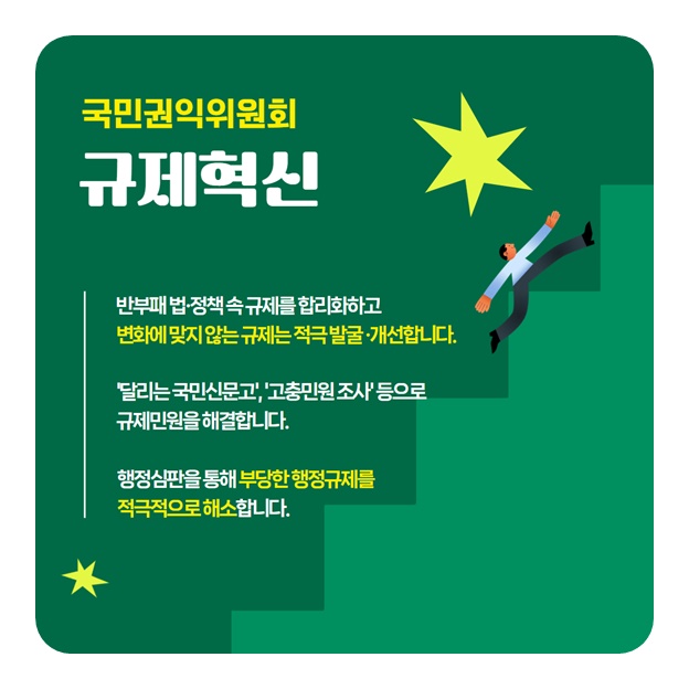 국민권익위원회 2025년 5월 규제혁신 대표사례