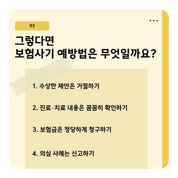 민생 침해 보험사기 특별단속 실시