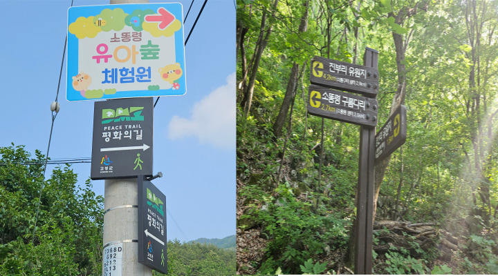 평화의길 32코스 (소똥령마을~건봉사 8.8km 구간)