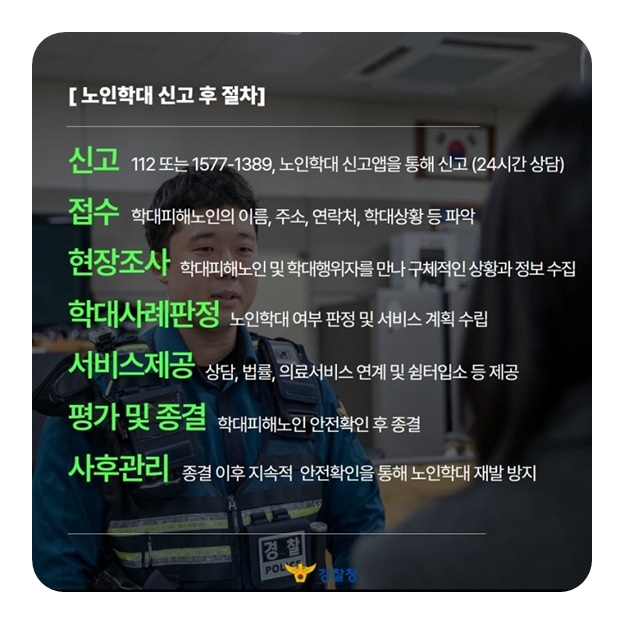 우리의 관심으로 노인학대 예방해요