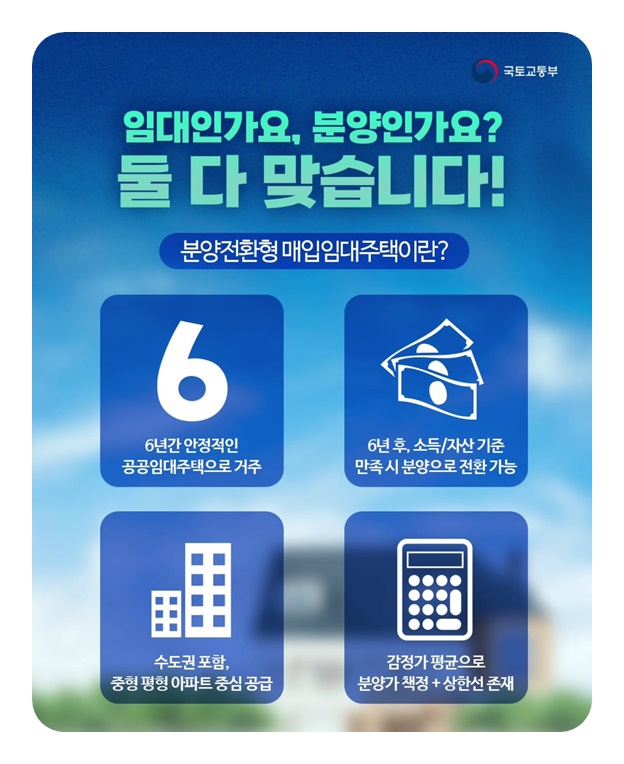 6년 살면 내집 된다