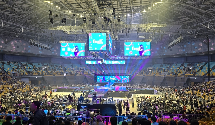 공연이 진행된 KSPO DOME.
