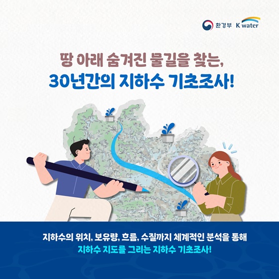 우리가 매일 사용하는 물, 지하수!