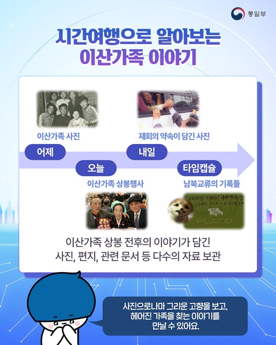 이산가족 교류 현황과 기록물을 한 곳에서 이산가족정보통합시스템
