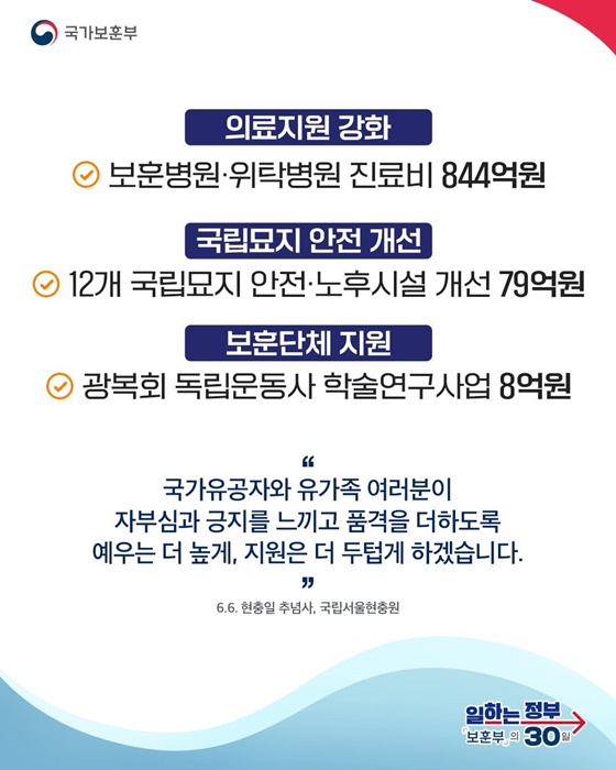 예우는 더 높게, 지원은 더 두텁게