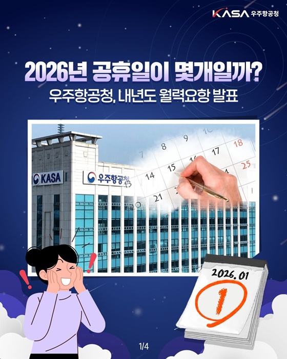 2026년 공휴일이 몇 개일까?