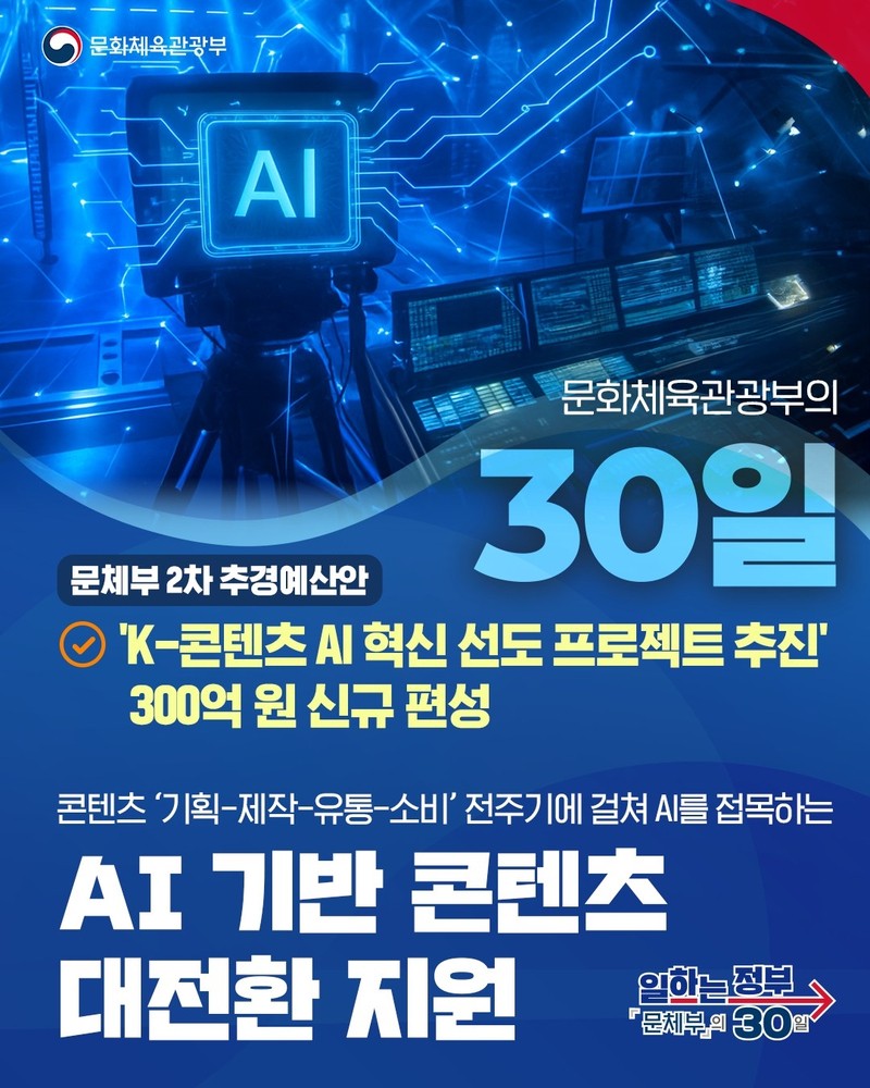 AI 기반 콘텐츠 대전환 지원 하단내용 참조