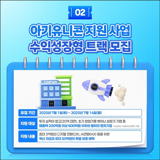 7월 1주 꼭! 알아야 할 중기부 지원 사업 안내