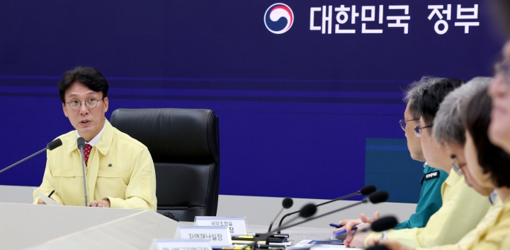 김민석 국무총리가 7일 오전 세종시 정부세종청사 중앙재난안전상황실에서 여름철 재난 대비 상황을 점검하며 발언하고 있다.(ⓒ뉴스1, 무단 전재-재배포 금지)