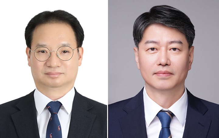 이재명 대통령이 국무조정실 1차장에 김영수 현 국무조정실 국정운영실장(왼쪽)을, 국무조정실 2차장에 김용수 현 국무조정실 경제조정실장(오른쪽)을 임명했다고 강유정 대통령실 브리핑을 통해 9일 밝혔다. [대통령실 제공. 재판매 및 DB 금지]