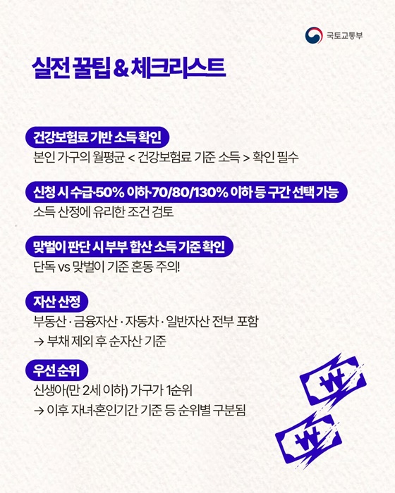 매입임대주택 입주, 내 월급은 가능할까?