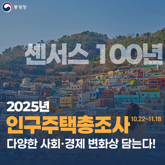 센서스 100년, 다양한 사회·경제 변화상 담는다!