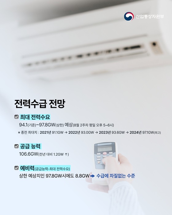 올여름, 전력 수급 안정에 총력