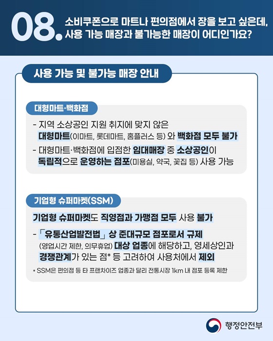 민생회복 소비쿠폰 관련 10문 10답 2편