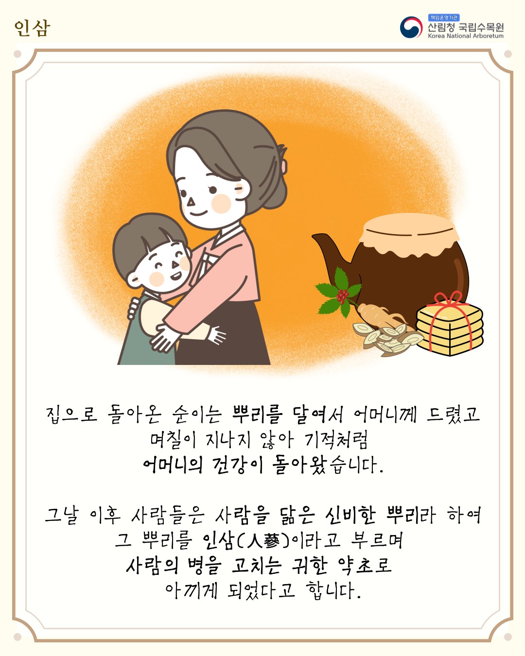 이야기로 풀어보는 식물이야기「인삼」