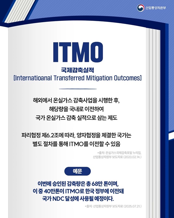 핫이슈 산업용어 국제탄소 감축사업