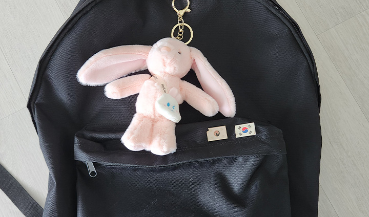 최근 태극기 배지가 유행하면서, 친구들과 함께 서울 진관사 태극기 배지를 공동구매 했다. 평소 가방에 자주 끼우는 편인데, 이번 전시에서 실물을 만나볼 수 있다니 기대되는 마음이 컸다.