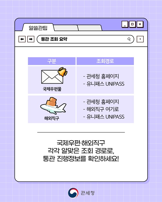 직구한 내 물건 지금 어디쯤?