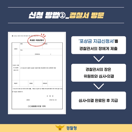 여러분의 신고에 보답합니다!