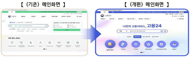 개편 화면