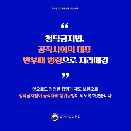 숫자로 살펴본 청탁금지법 시행 9년