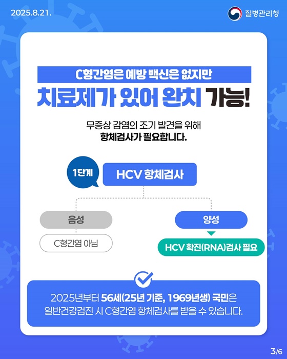 56세 국민 주목! C형간염 검진 완벽 정리