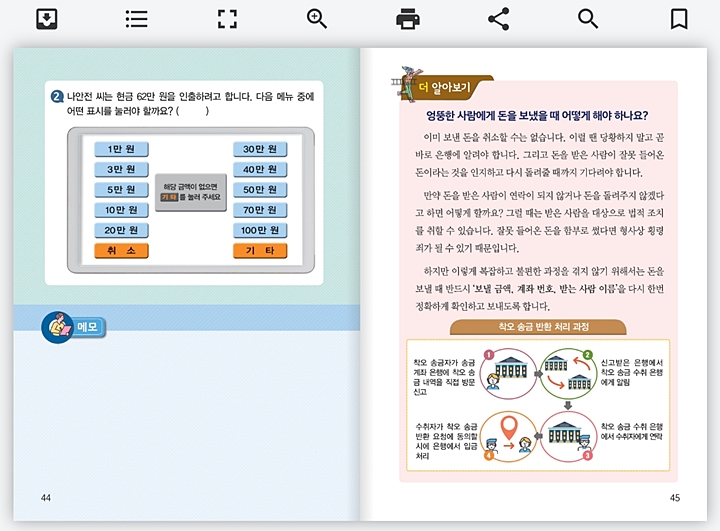 이해하기 쉽게 곳곳에 그림이 첨부되어 있다 (출처 : 금융문해교육 교과서)